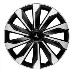 Колпаки 4Racing Typhoon Silver&Black R17 Mercedes-Benz (Комплект 4 шт.)
