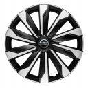 Колпаки 4Racing Typhoon Silver&Black R16 Nissan (Комплект 4 шт.)