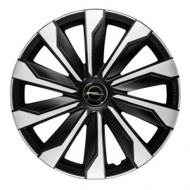 Колпаки 4Racing Typhoon Silver&Black R16 Opel (Комплект 4 шт.)