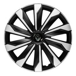 Колпаки 4Racing Typhoon Silver&Black R17 Renault (Комплект 4 шт.)