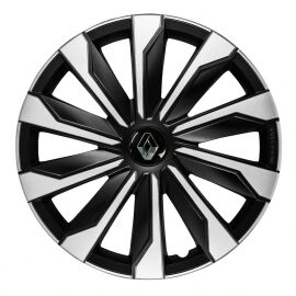 Колпаки 4Racing Typhoon Silver&Black R16 Renault (Комплект 4 шт.)