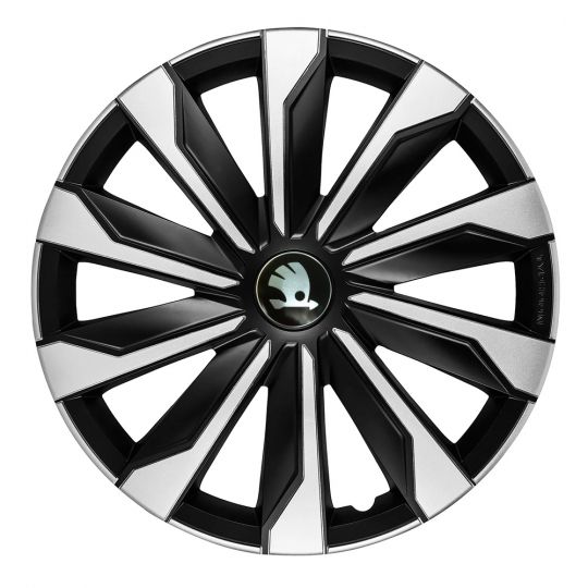 Колпаки 4Racing Typhoon Silver&Black R16 Skoda (Комплект 4 шт.) Колпаки 4Racing Typhoon Silver&Black R16 Skoda (Комплект 4 шт.)
