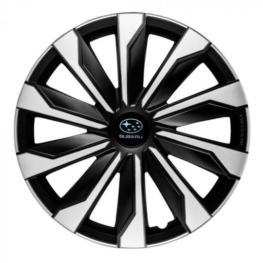 Колпаки 4Racing Typhoon Silver&Black R16 Subaru (Комплект 4 шт.) Колпаки 4Racing Typhoon Silver&Black R16 Subaru (Комплект 4 шт.)