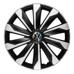 Колпаки 4Racing Typhoon Silver&Black R17 Volkswagen (Комплект 4 шт.)