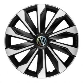Колпаки 4Racing Typhoon Silver&Black R16 Volkswagen (Комплект 4 шт.)