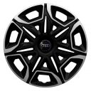 Колпаки 4Racing Varido Silver&Black R14 Audi (Комплект 4 шт.)