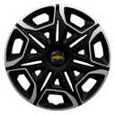 Колпаки 4Racing Varido Silver&Black R14 Chevrolet (Комплект 4 шт.)