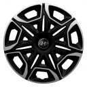 Колпаки 4Racing Varido Silver&Black R14 Hyundai (Комплект 4 шт.)