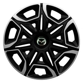 Колпаки 4Racing Varido Silver&Black R16 Mazda (Комплект 4 шт.)