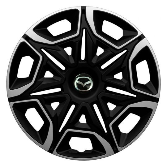 Колпаки 4Racing Varido Silver&Black R16 Mazda (Комплект 4 шт.) Колпаки 4Racing Varido Silver&Black R16 Mazda (Комплект 4 шт.)