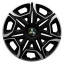 Колпаки 4Racing Varido Silver&Black R14 Mitsubishi (Комплект 4 шт.)