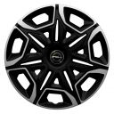 Колпаки 4Racing Varido Silver&Black R14 Opel (Комплект 4 шт.)