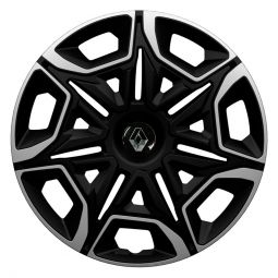 Колпаки 4Racing Varido Silver&Black R14 Renault (Комплект 4 шт.)