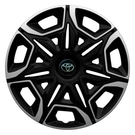 Колпаки 4Racing Varido Silver&Black R16 Toyota (Комплект 4 шт.) Колпаки 4Racing Varido Silver&Black R16 Toyota (Комплект 4 шт.)