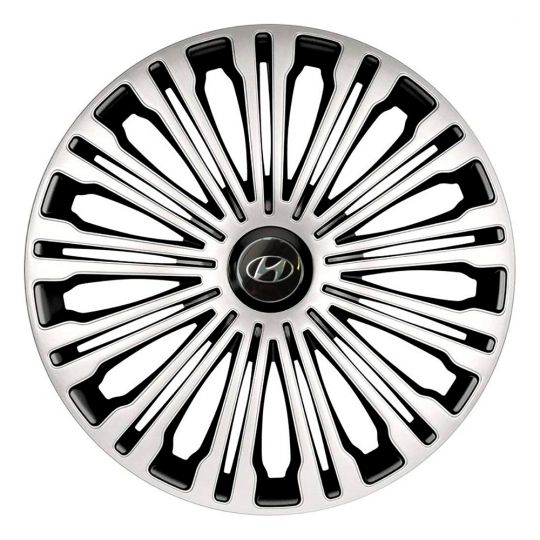 Колпаки 4Racing Volante Silver&Black R14 Hyundai (Комплект 4 шт.) Колпаки 4Racing Volante Silver&Black R14 Hyundai (Комплект 4 шт.)