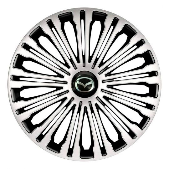 Колпаки 4Racing Volante Silver&Black R16 Mazda (Комплект 4 шт.) Колпаки 4Racing Volante Silver&Black R16 Mazda (Комплект 4 шт.)