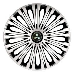 Колпаки 4Racing Volante Silver&Black R15 Mitsubishi (Комплект 4 шт.) Колпаки 4Racing Volante Silver&Black R15 Mitsubishi (Комплект 4 шт.)