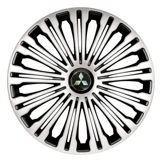 Колпаки 4Racing Volante Silver&Black R16 Mitsubishi (Комплект 4 шт.) Колпаки 4Racing Volante Silver&Black R16 Mitsubishi (Комплект 4 шт.)