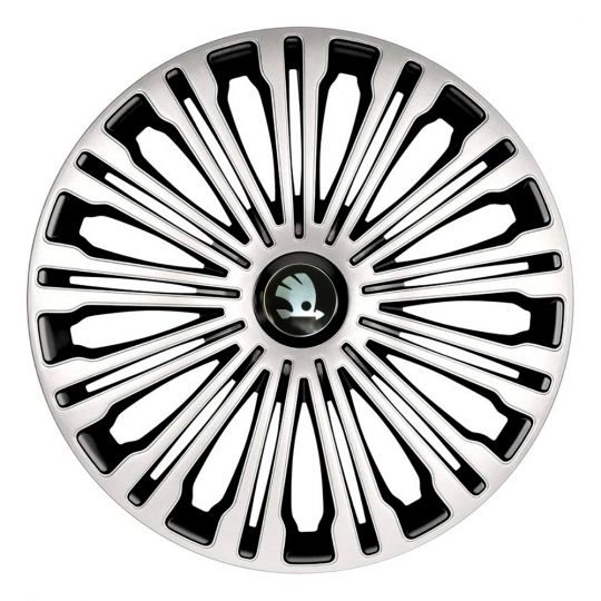 Колпаки 4Racing Volante Silver&Black R13 Skoda (Комплект 4 шт.) Колпаки 4Racing Volante Silver&Black R13 Skoda (Комплект 4 шт.)