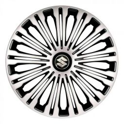 Колпаки 4Racing Volante Silver&Black R17 Suzuki (Комплект 4 шт.)