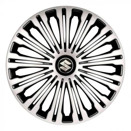 Колпаки 4Racing Volante Silver&Black R16 Suzuki (Комплект 4 шт.) Колпаки 4Racing Volante Silver&Black R16 Suzuki (Комплект 4 шт.)