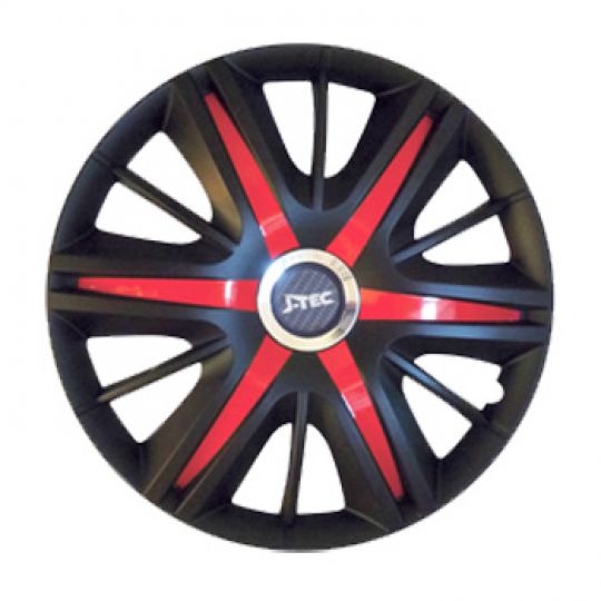 Колпаки J-tec MAXIMUS BLACK RED (Комплект 4 шт.) Колпаки J-tec MAXIMUS BLACK RED (Комплект 4 шт.)