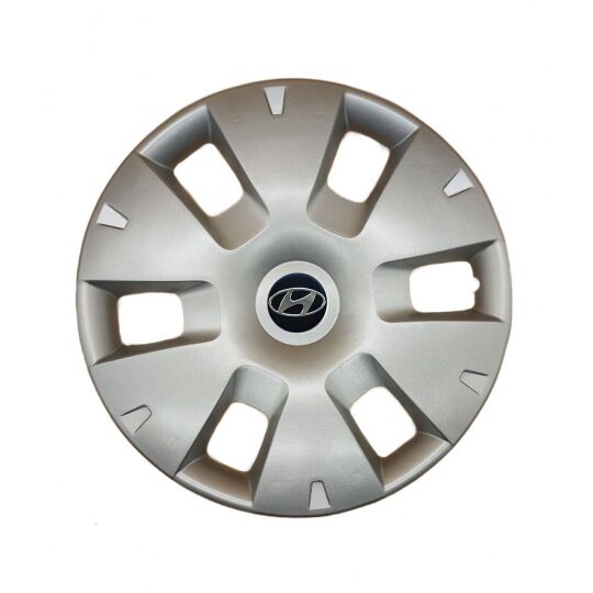 AK Автомобільні модельні колпаки R15, A124, сріблясті з логотипом Hyundai (Комплект 4 шт.) AK Автомобільні модельні колпаки R15, A124, сріблясті з логотипом Hyundai (Комплект 4 шт.)