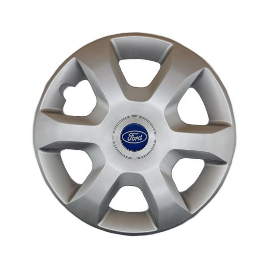 AK Автомобільні модельні колпаки R15, A132, сріблясті з логотипом Ford (Комплект 4 шт.) AK Автомобільні модельні колпаки R15, A132, сріблясті з логотипом Ford (Комплект 4 шт.)