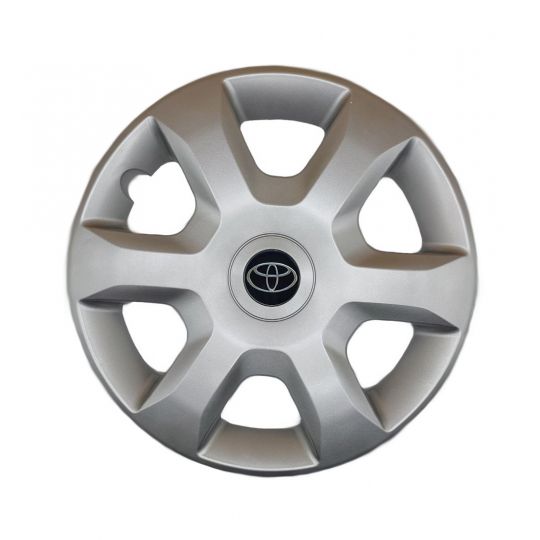 AK Автомобільні модельні колпаки R15, A132, сріблясті з логотипом Toyota (Комплект 4 шт.) AK Автомобільні модельні колпаки R15, A132, сріблясті з логотипом Toyota (Комплект 4 шт.)
