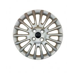 AK Автомобільні модельні колпаки під болти R15, A138, сріблясті з логотипом Kia (Комплект 4 шт.) AK Автомобільні модельні колпаки під болти R15, A138, сріблясті з логотипом Kia (Комплект 4 шт.)