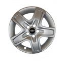 AK Автомобільні модельні колпаки R16, A143, сріблясті з логотипом Chevrolet (Комплект 4 шт.)
