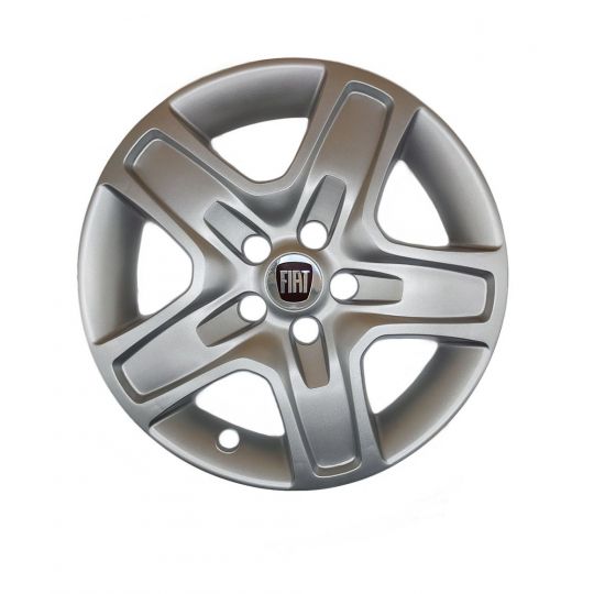 AK Автомобільні модельні колпаки R16, A143, сріблясті з логотипом Fiat (Комплект 4 шт.) AK Автомобільні модельні колпаки R16, A143, сріблясті з логотипом Fiat (Комплект 4 шт.)