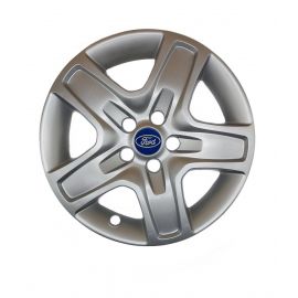 AK Автомобільні модельні колпаки R16, A143, сріблясті з логотипом Ford (Комплект 4 шт.)