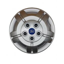 AK Автомобільні модельні колпаки R16, A146, сріблясті з логотипом Ford (Комплект 4 шт.)