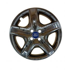 AK Автомобільні модельні колпаки R16, A148, чорні з логотипом Ford (Комплект 4 шт.)