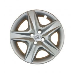 AK Автомобільні модельні колпаки R16, A148, сріблясті з логотипом Hyundai (Комплект 4 шт.)