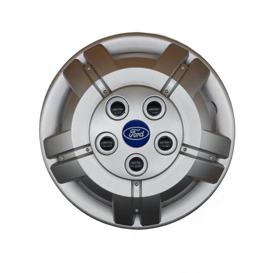 AK Автомобільні модельні колпаки R15, A164, сріблясті з логотипом Ford (Комплект 4 шт.) AK Автомобільні модельні колпаки R15, A164, сріблясті з логотипом Ford (Комплект 4 шт.)