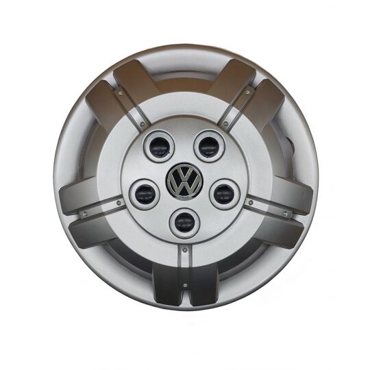 AK Автомобільні модельні колпаки R15, A164, сріблясті з логотипом Volkswagen (Комплект 4 шт.) AK Автомобільні модельні колпаки R15, A164, сріблясті з логотипом Volkswagen (Комплект 4 шт.)