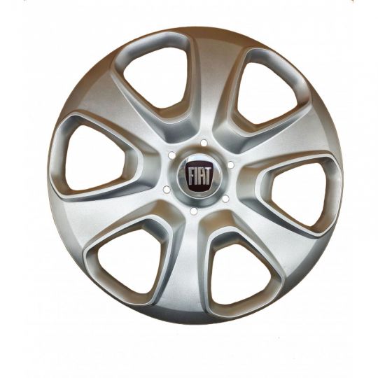 AK Автомобільні модельні колпаки R15, A177, сріблясті з логотипом Fiat (Комплект 4 шт.) AK Автомобільні модельні колпаки R15, A177, сріблясті з логотипом Fiat (Комплект 4 шт.)