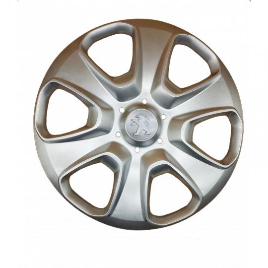 AK Автомобільні модельні колпаки R15, A177, сріблясті з сірим логотипом Peugeot (Комплект 4 шт.) AK Автомобільні модельні колпаки R15, A177, сріблясті з сірим логотипом Peugeot (Комплект 4 шт.)