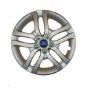 AK Автомобільні модельні колпаки R16, A178, сріблясті з логотипом Ford (Комплект 4 шт.)