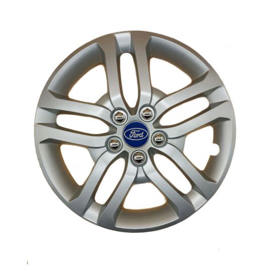 AK Автомобільні модельні колпаки R16, A178, сріблясті з логотипом Ford (Комплект 4 шт.) AK Автомобільні модельні колпаки R16, A178, сріблясті з логотипом Ford (Комплект 4 шт.)