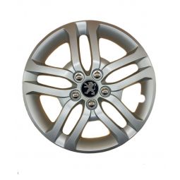 AK Автомобільні модельні колпаки R16, A178, сріблясті з логотипом Peugeot (Комплект 4 шт.) AK Автомобільні модельні колпаки R16, A178, сріблясті з логотипом Peugeot (Комплект 4 шт.)