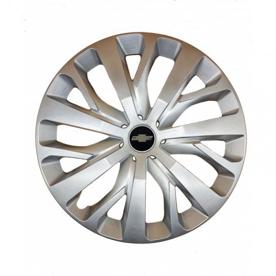 AK Автомобільні модельні колпаки R16, A205, сріблясті з логотипом Chevrolet (Комплект 4 шт.) AK Автомобільні модельні колпаки R16, A205, сріблясті з логотипом Chevrolet (Комплект 4 шт.)