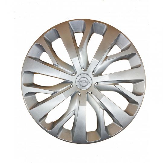 AK Автомобільні модельні колпаки R16, A205, сріблясті з сірим логотипом Opel (Комплект 4 шт.) AK Автомобільні модельні колпаки R16, A205, сріблясті з сірим логотипом Opel (Комплект 4 шт.)
