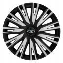 ARGO Copra Silver&Black R14 Колпаки для колес с логотипом Daewoo (Комплект 4 шт.)