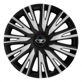 Колпаки Argo Copra Silver&Black R15 Daewoo (Комплект 4 шт.)