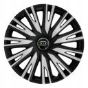 ARGO Copra Silver&Black R14 Колпаки для колес с логотипом Kia (Комплект 4 шт.)