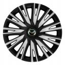 ARGO Copra Silver&Black R14 Колпаки для колес с логотипом Mazda (Комплект 4 шт.)