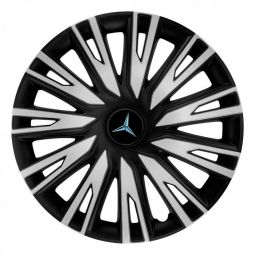 Колпаки Argo Copra Silver&Black R14 Mercedes-Benz (Комплект 4 шт.)